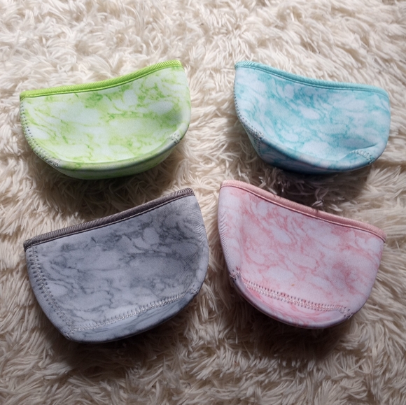 Amazon Other - Marble Pattern Pint Ice Cream Insulators (Set of 4)